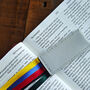 Personalised Leather Bookmark Gift For Book Lovers, thumbnail 3 of 7
