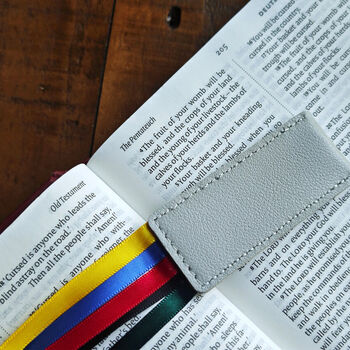 Personalised Leather Bookmark Gift For Book Lovers, 3 of 7