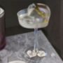 Pair Of Personalised Heart Champagne Glasses, thumbnail 2 of 4
