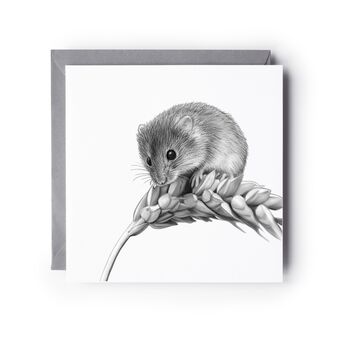 Harvest Field Mouse Countryside Greeting Card, 2 of 5