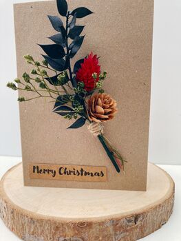 Dried Flower Christmas Card, 5 of 5