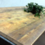 Carly Reclaimed Scaffold Board Table, thumbnail 5 of 8