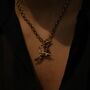 Angel Cherub Pendant Necklace Garnet, thumbnail 2 of 11