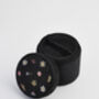 Floral Ditsy Embroidered Black Velvet Jewellery Box, thumbnail 4 of 4