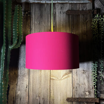 Pomegranate Lampshade With Copper Or Gold Foil Lining, 4 of 9