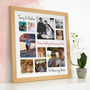 Personalised Ruby Wedding Anniversary Photo Collage, thumbnail 4 of 8