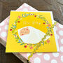 Silver Foiled New Baby Card, thumbnail 4 of 5