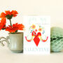 For My Valentine Greetings Card, thumbnail 1 of 5