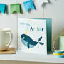 Personalised Whale Congratulations New Baby Card, thumbnail 2 of 3
