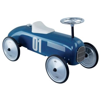 Retro Style Ride On Racing Car In Lots Of Colours, 11 of 12