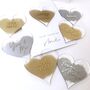 Personalised Love Quote Acrylic Valentines Heart Card, thumbnail 4 of 12