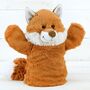 Fox Hand Puppet With Matching Mini Toy, thumbnail 2 of 4