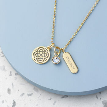 Personalised Mandala Charms Necklace, 9 of 11