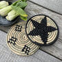 Set Of Two Woven Seagrass Trivets, thumbnail 1 of 3