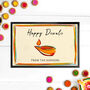 Personalised Diwali Colourful Light Decoration Mat, thumbnail 2 of 3
