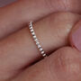 Bobble Ring In Silver, 18k Rose Gold Or Gold Plated, thumbnail 5 of 8