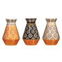Set Of Three Global Craft Mini Vases, thumbnail 3 of 3