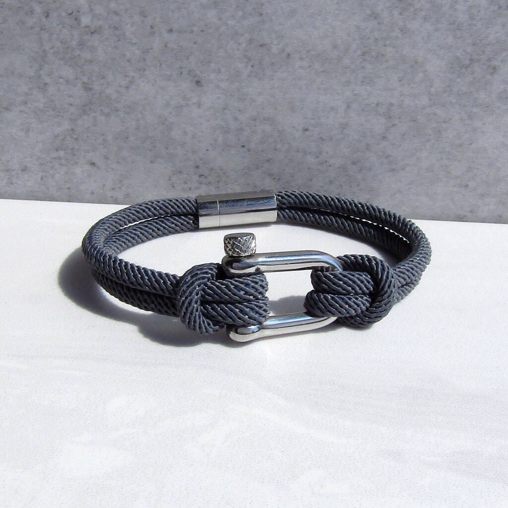 Mens clearance shackle bracelet