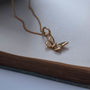 Butterfly Necklace In Silver Or Gold, thumbnail 2 of 4