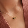 Mini Birthstone Token Necklace, thumbnail 1 of 9