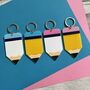 Personalised Thank You Teacher Pencil Keyring, thumbnail 3 of 3