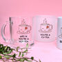 Personalised Funny Romantic Tea Mugs, thumbnail 1 of 6