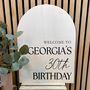 Arched Personalised Birthday Sign, thumbnail 2 of 2