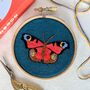 Mini Butterfly Embroidery Kit, thumbnail 1 of 3