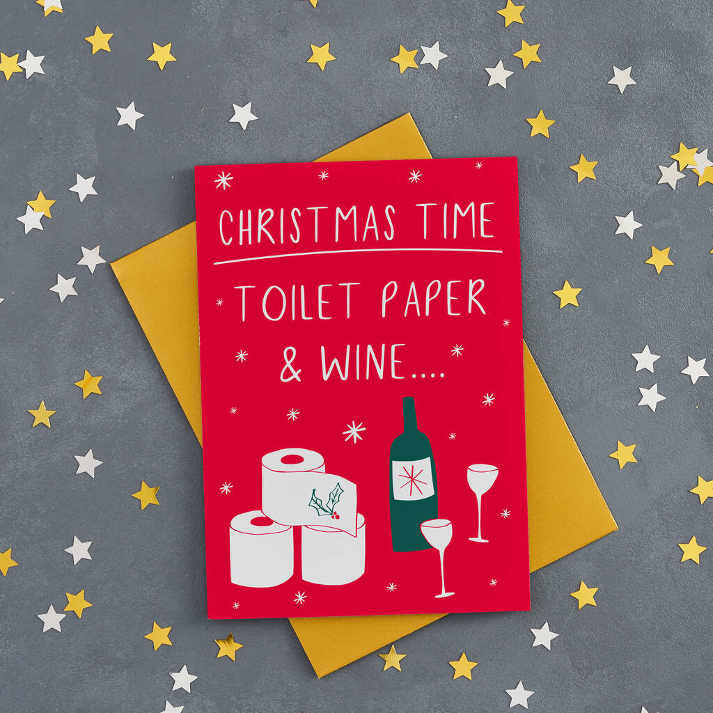 Pandemic Themed Funny Christmas Card Single And Pack By Jessica Hogarth