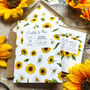 Sunflowers Folded Invitation Suite, thumbnail 5 of 7