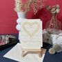 Personalised Wooden Valentine’s Keepsake Interlocking Chain Heart, thumbnail 10 of 11