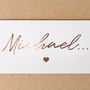 Personalised Marry Me Gift Boxed Card, thumbnail 7 of 12