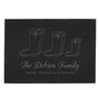 Personalised Welly Boot Family Slate For Three, thumbnail 2 of 3