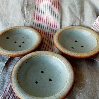 Muchelney Pottery Ceramic Soap Dish, 6 of 6