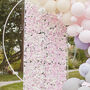 Pink And White Flower Wall Backdrop, thumbnail 1 of 5