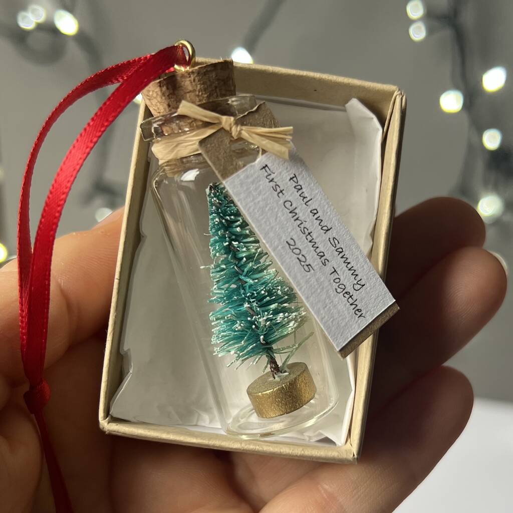 Personalised Miniature Christmas Tree Decoration, 1 of 12