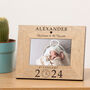 Personalised New Baby Welcome To The World Frame, thumbnail 1 of 2