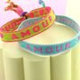 Festival Ribbon Slogan Bracelets, thumbnail 3 of 7