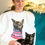 Christmas Cat Jumper Personalised For Cat Lovers, thumbnail 10 of 12