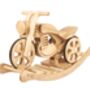 Hibba Classic Wooden Ride On And Rocking Trike, thumbnail 3 of 10