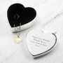 Personalised Classic Silver Plated Heart Trinket Box, thumbnail 5 of 9