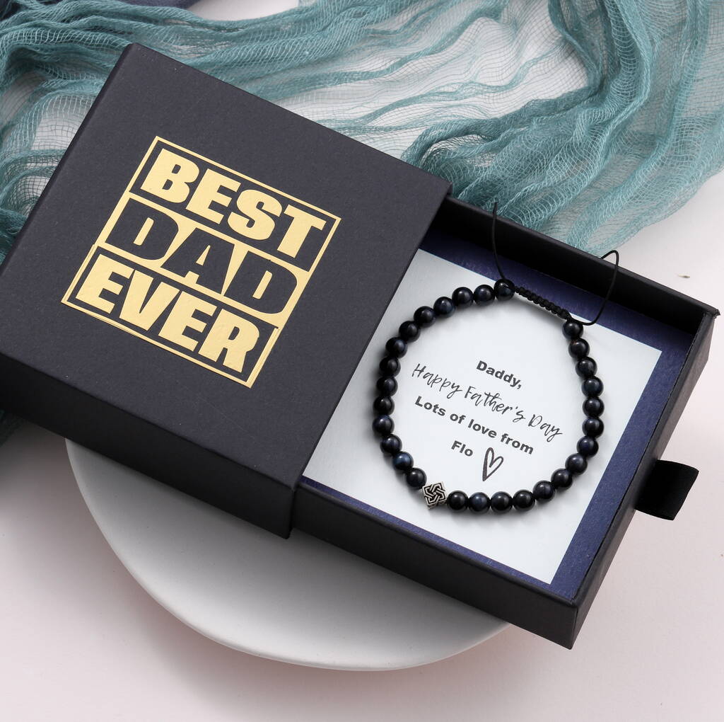 Daddy Bracelet With Personalised Daddy Poem By Dotty Dora Designs |  notonthehighstreet.com