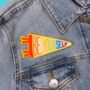 Be Yourself Pennant Sew On Patch, thumbnail 2 of 2