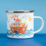 Personalised Children's Noah's Ark Themed Enamel Mug, thumbnail 3 of 5