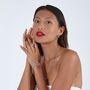 Volcan Stud Drop Earrings, thumbnail 8 of 9