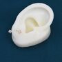 Sterling Silver Double Cz Ear Jacket, thumbnail 6 of 11