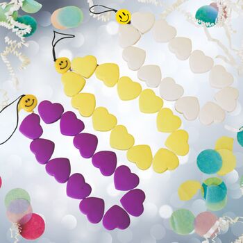 Stocking Filler Smiley Face Hearts Phone And Bag Charm, 4 of 5