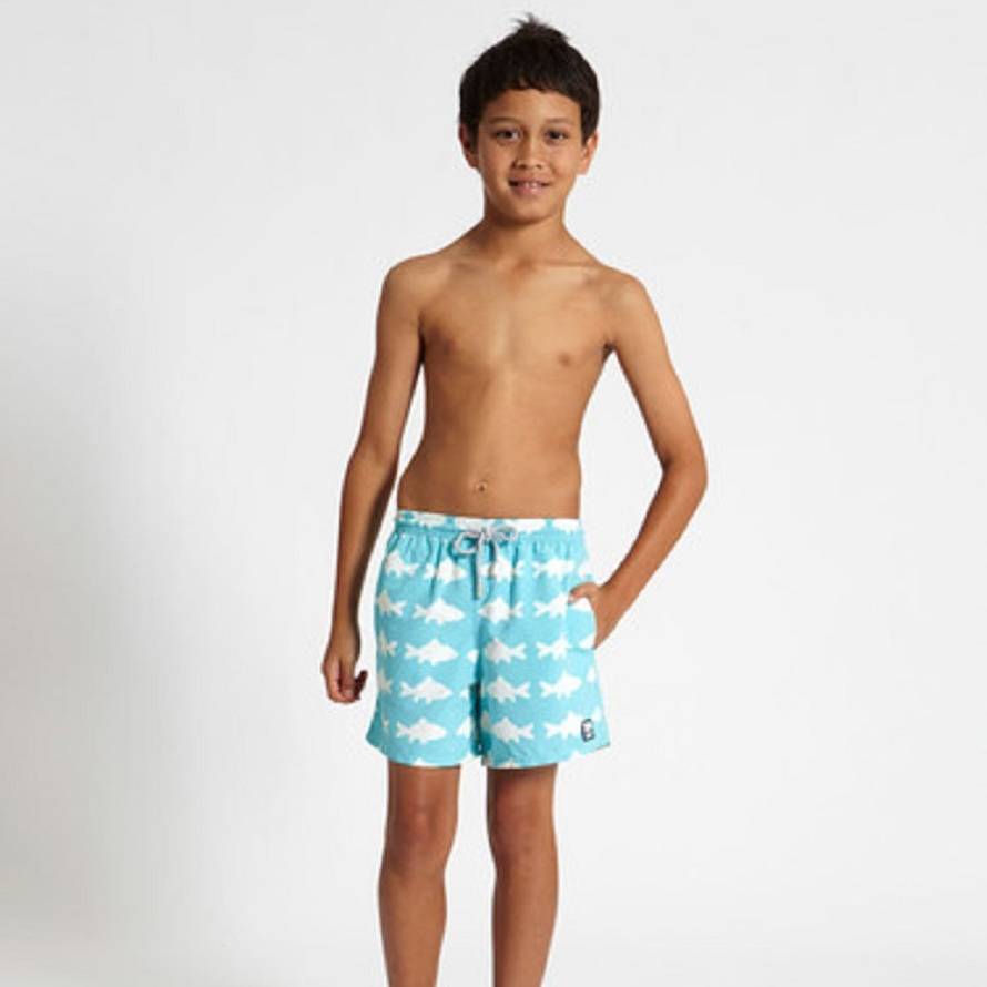 boy's fish swimming trunks by tom and teddy | notonthehighstreet.com