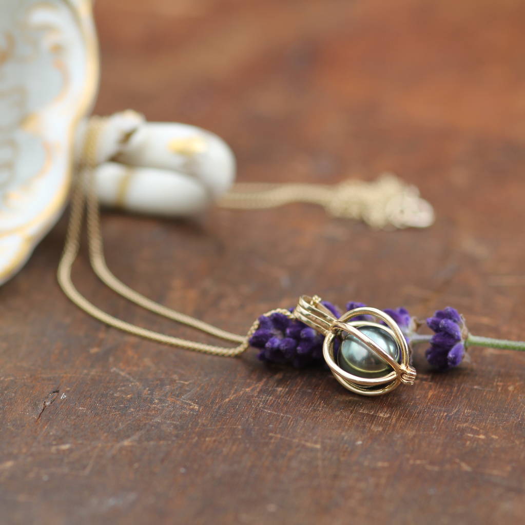 Silver Oyster Pearl Necklace By Joulberry