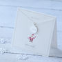 Christmas Believe Silver Necklace, thumbnail 3 of 12